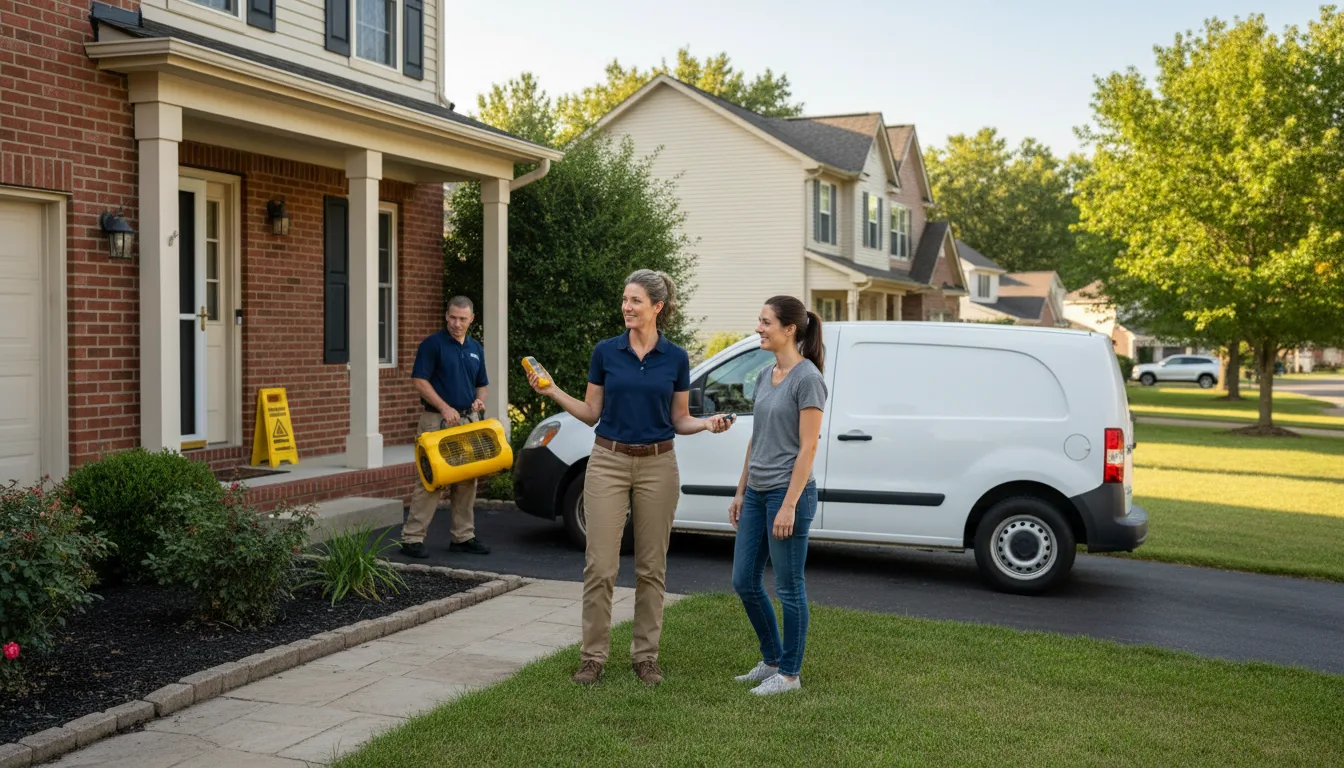 Water restoration image for Dehumidification And Cleanup Services in Riceville, TN